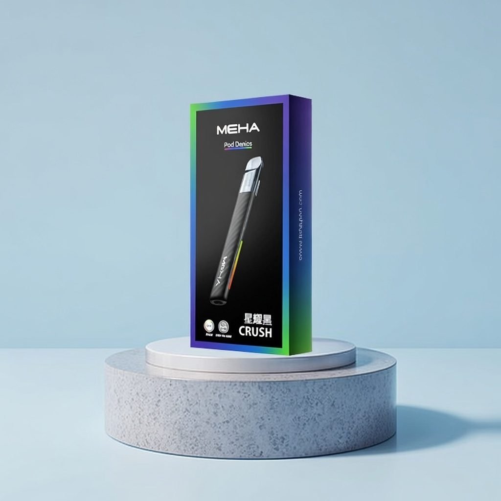 MEHA 魅嗨五代星耀版 領航級 7W-10.5W 三檔功率切換 內置 450mAh 能量核心 搭載疾速 Type-C 閃充技術 震撼 RGB 炫彩氛圍燈設計 完美適配五代規格煙彈 台灣現貨 - 图片 2