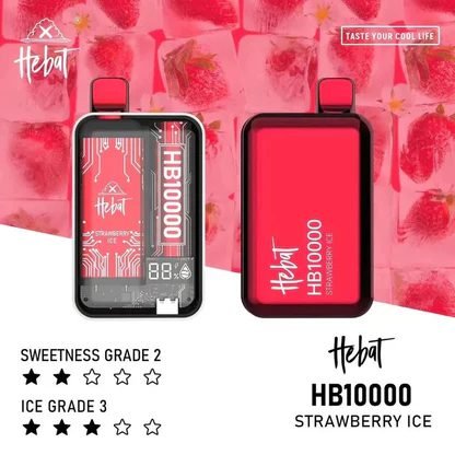 Hebat 喜貝 旗艦級 10000口抛棄式 豐沛大容量煙油儲備 驚艷濃郁多口味解析 便捷 Type-C 高速快充 台灣現貨 - 图片 6