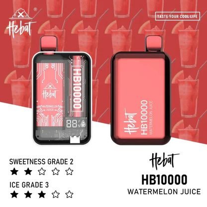 Hebat 喜貝 旗艦級 10000口抛棄式 豐沛大容量煙油儲備 驚艷濃郁多口味解析 便捷 Type-C 高速快充 台灣現貨 - 图片 7