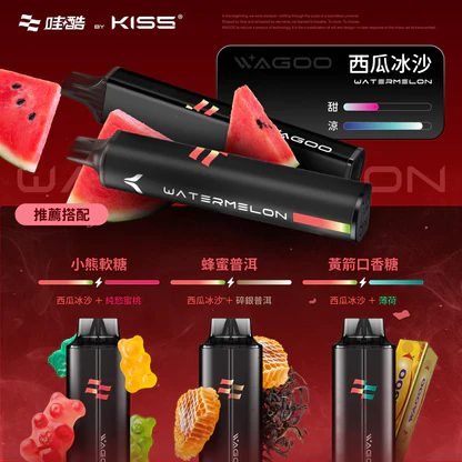 WAGOO 哇酷 KIS5 拋棄式6500口 領航級雙芯驅動黑科技 78 轉瞬變幻口感 職人級防漏密封結構 打造絲綢般極致順滑擊喉力 台灣現貨秒發 - 图片 2
