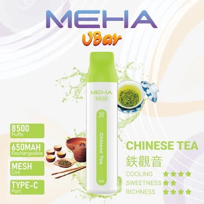 MEHA VBar 魅嗨小白條8500 告別頻繁換彈煩惱 650mAh 穩健能量核心 搭載 3% 醇熟尼古丁鹽黃金配方 台灣現貨 - 图片 5