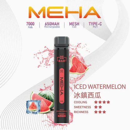 MEHA XBAR 魅嗨小黑條 7000 領航級極強冰感體驗 重塑沁涼入喉的純淨爽快感 3% 黃金比例擊喉力 搭配650mAh穩健電力 台灣現貨 - 图片 4