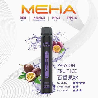 MEHA XBAR 魅嗨小黑條 7000 領航級極強冰感體驗 重塑沁涼入喉的純淨爽快感 3% 黃金比例擊喉力 搭配650mAh穩健電力 台灣現貨 - 图片 5