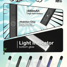 SPUMY 冰熊五代機 四、五、六代煙彈完美全通用 綻放極致兼容實力 480mAh 超大能量核心,結合雙檔功率調節精準控溫 台灣現貨