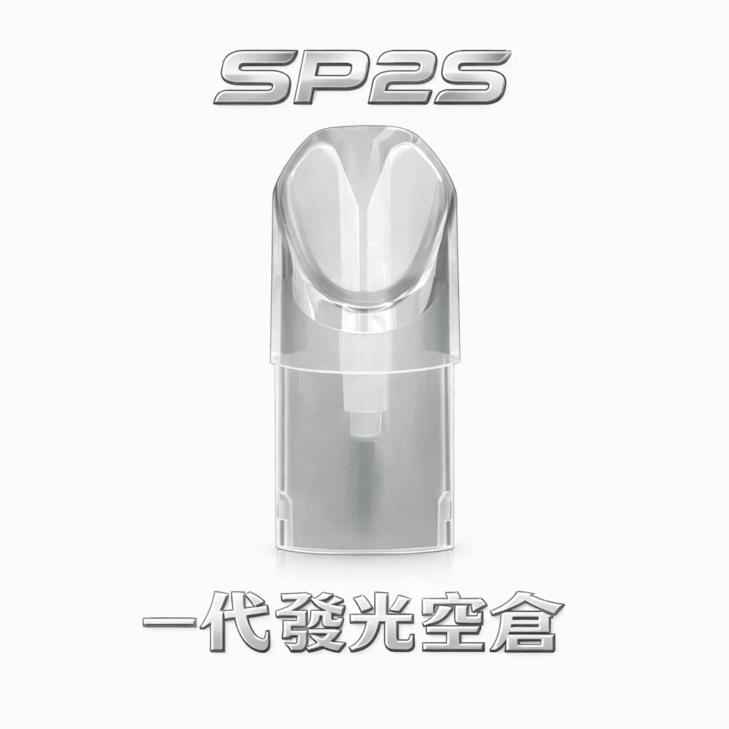 SP2S 炫彩發光一代通用空倉 感應吸吮即亮 繽紛 LED 燈效閃耀奪目 精密陶瓷芯注油專用 完美鎖味不漏 台灣現貨