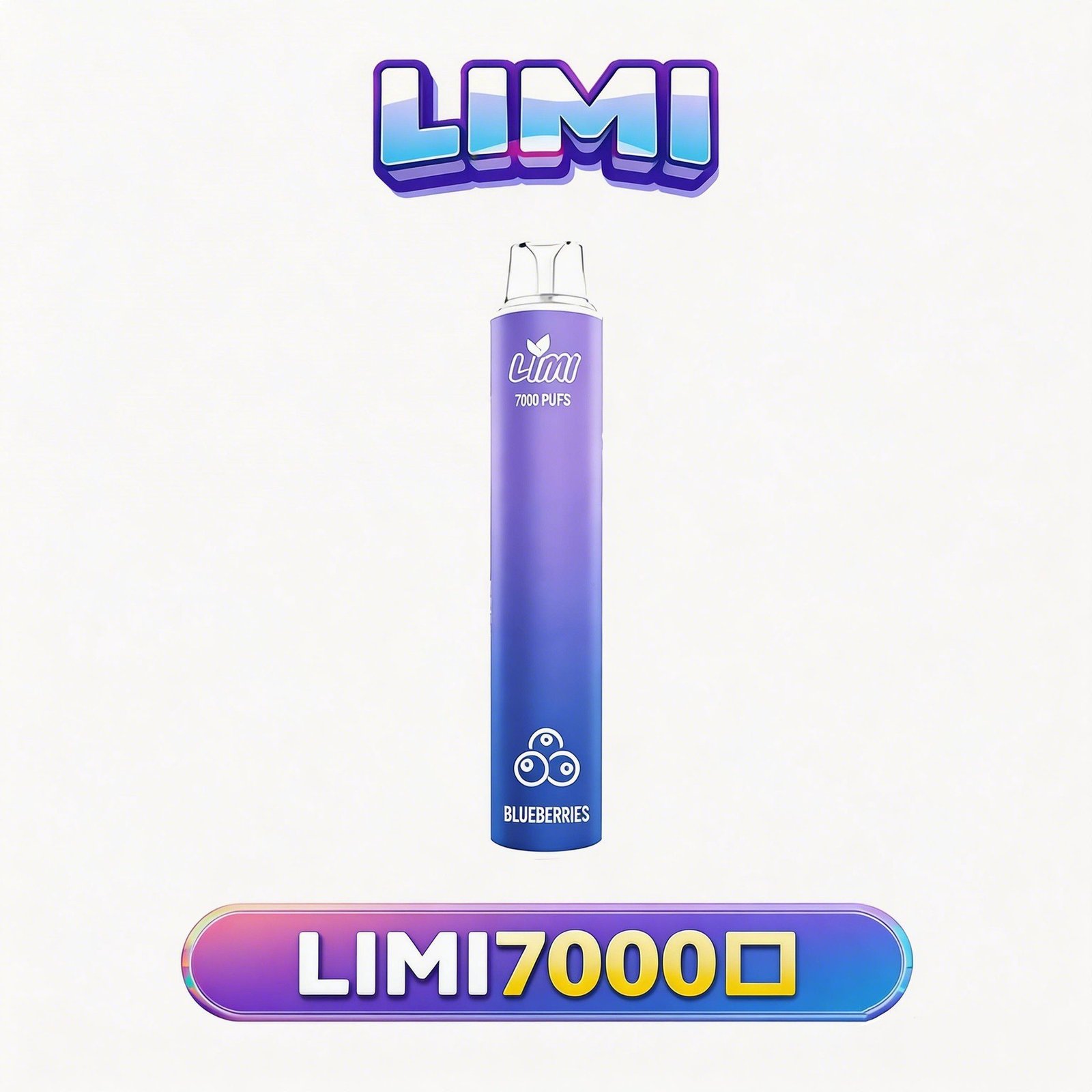 LIMI 7000抛棄式 3.5% 強勁尼古丁鹽 交織極致冰感水果層次 瞬時爆發震撼擊喉體感 搭載 650mAh 能量核心長效續航 台灣現貨