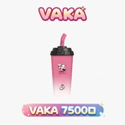 VAKA 奶茶杯 7500 萌熊貓造型設計可愛街頭時尚 3% 醇熟尼古丁鹽絲滑擊喉 15ml 澎湃巨量裝載 600mAh 能量核心長效續航 台灣現貨